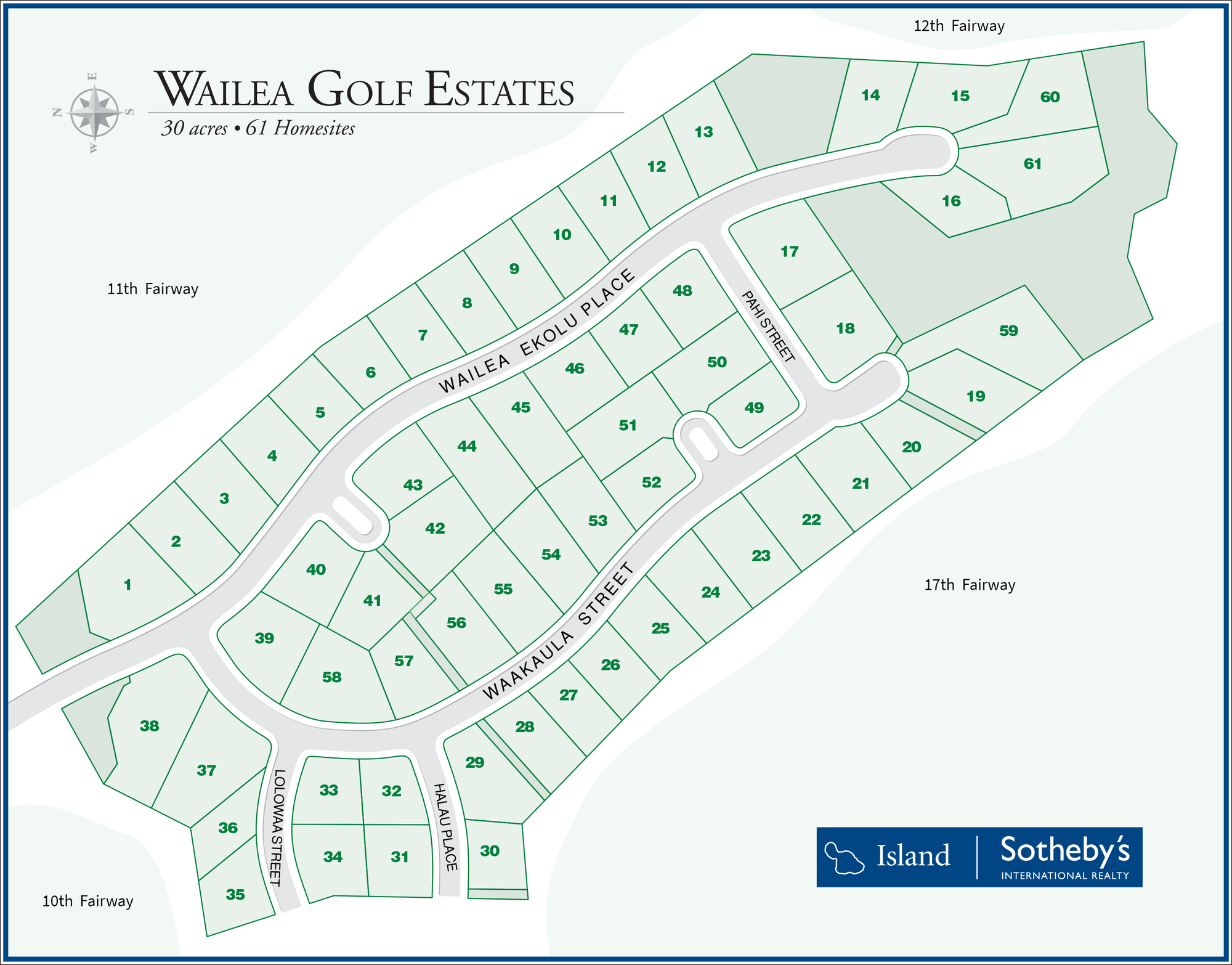 wailea golf estates map